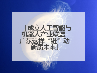 成立人工智能与机器人产业联盟 广东这样“链”动新质未来
