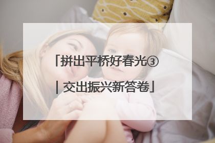 拼出平桥好春光③｜交出振兴新答卷