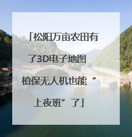 松阳万亩农田有了3D电子地图 植保无人机也能“上夜班”了