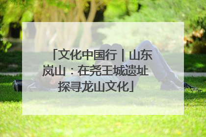 文化中国行｜山东岚山：在尧王城遗址探寻龙山文化