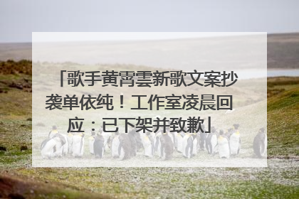 歌手黄霄雲新歌文案抄袭单依纯！工作室凌晨回应：已下架并致歉