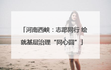 河南西峡：志愿同行 绘就基层治理“同心圆”