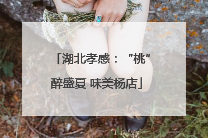 湖北孝感：“桃”醉盛夏 味美杨店