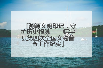 溯源文明印记，守护历史根脉——靖宇县第四次全国文物普查工作纪实