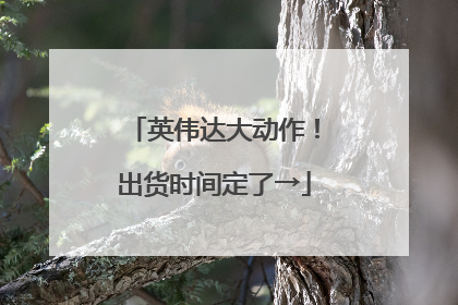 英伟达大动作！出货时间定了→