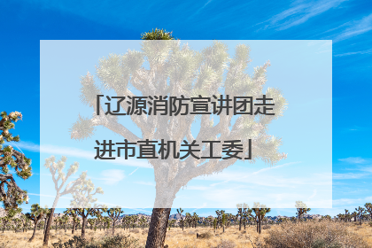 辽源消防宣讲团走进市直机关工委