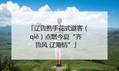 辽鲁携手花式邀客（qiě）点燃今夏“齐鲁风 辽海情”