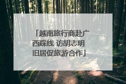 越南旅行商赴广西踩线 访胡志明旧居促旅游合作