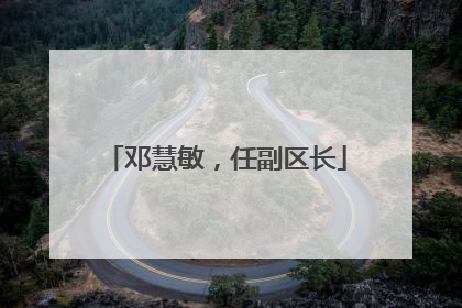 邓慧敏，任副区长