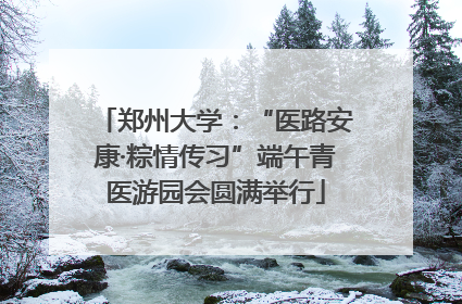郑州大学：“医路安康·粽情传习”端午青医游园会圆满举行