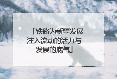 铁路为新疆发展注入流动的活力与发展的底气