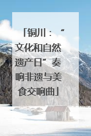 铜川：“文化和自然遗产日”奏响非遗与美食交响曲