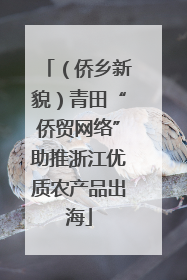 （侨乡新貌）青田“侨贸网络”助推浙江优质农产品出海