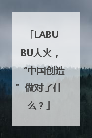 LABUBU大火，“中国创造”做对了什么？