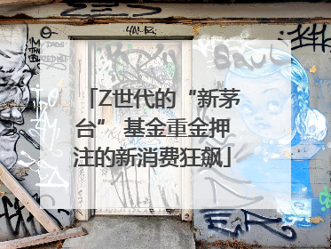 Z世代的“新茅台” 基金重金押注的新消费狂飙